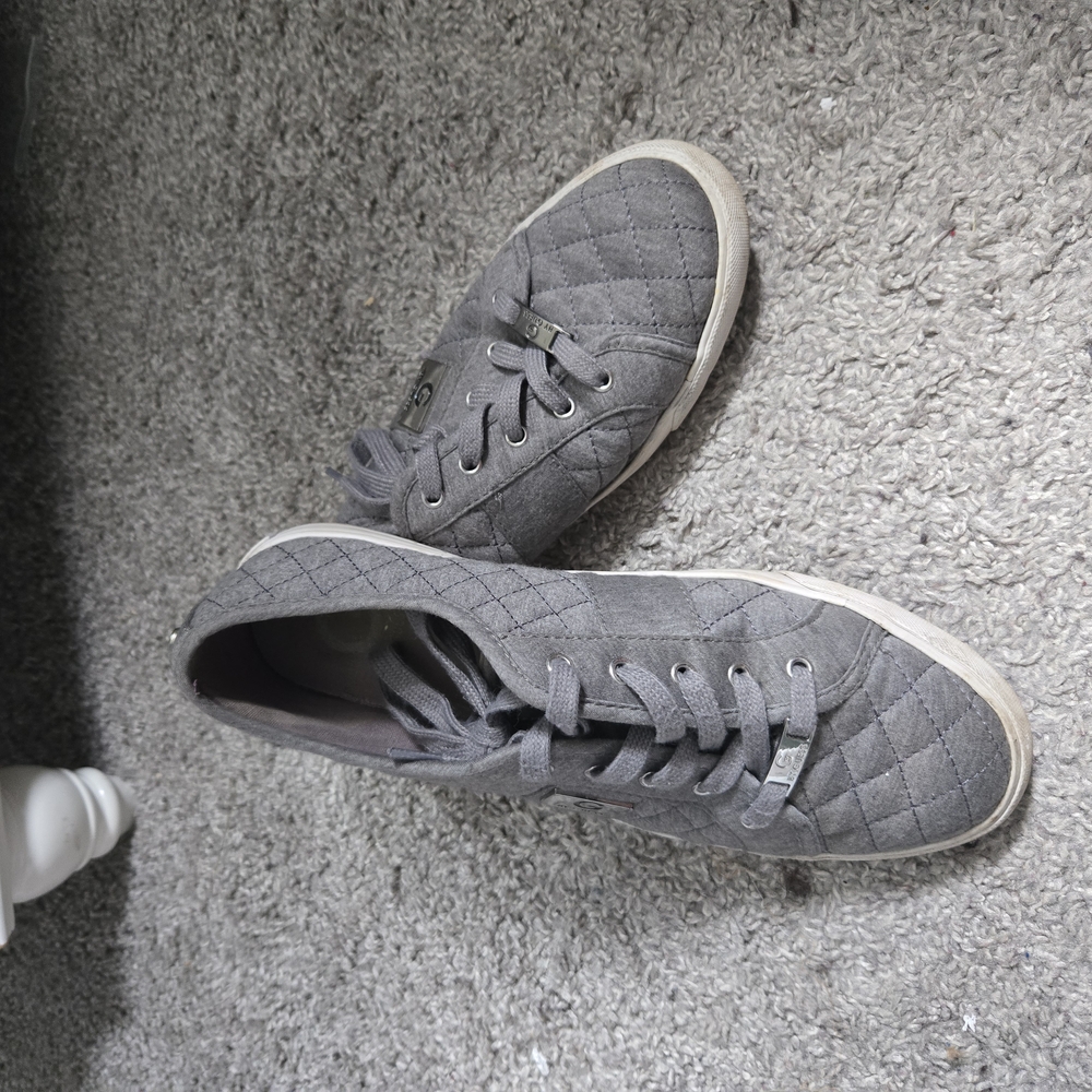 G By Guess Gray Quilted Women's Sneakers